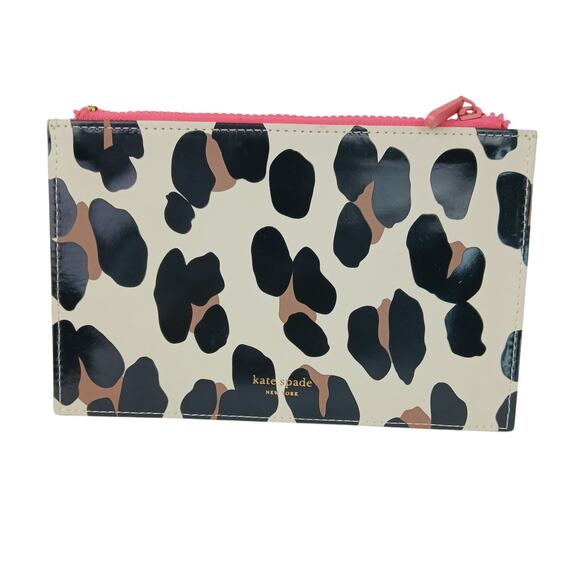 Kate Spade Pencil Pouch Forest Feline - Picture 1 of 4